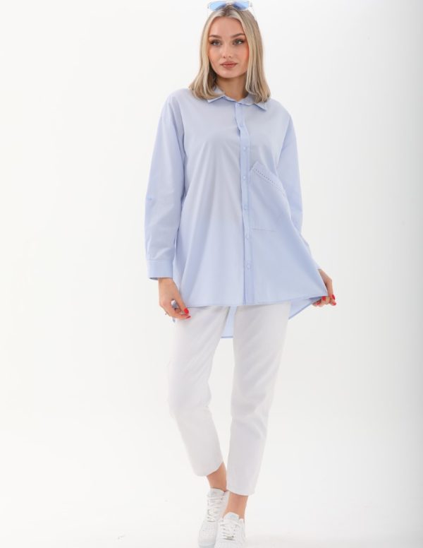 Punto Dikiş Detaylı Gömlek