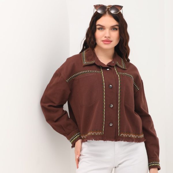 Beli Kemerli Düğmeli Uzun Elbise