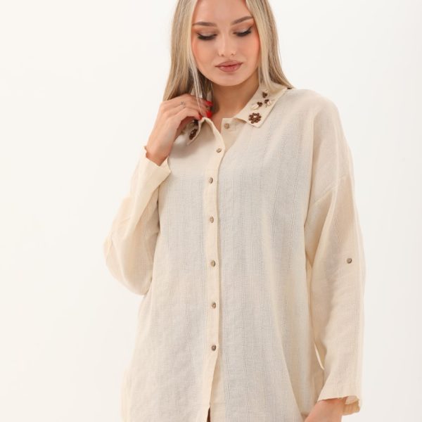 Brode Detaylı Gömlek