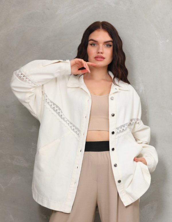 Dantel Detaylı Gömlek